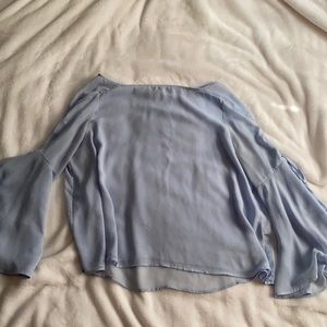 Baby blue blouse